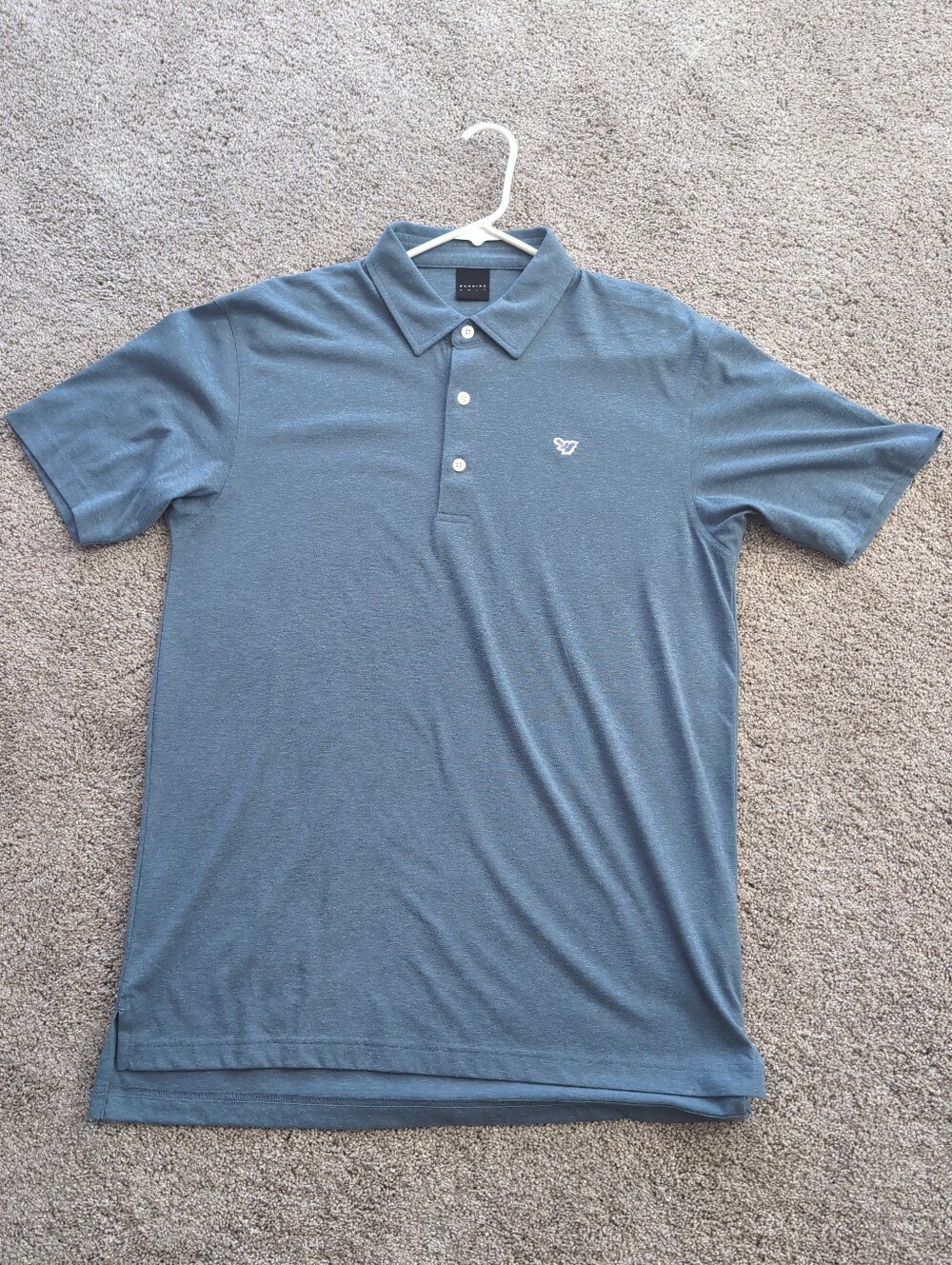 Men's Dunning Golf Short Sleeve Slate Blue Polo